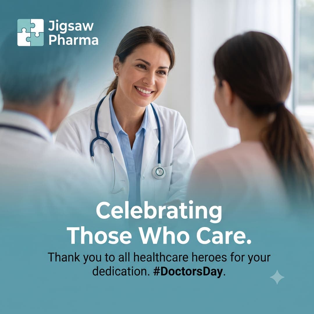 Doctor's Day thank-you post for Jigsaw Pharma