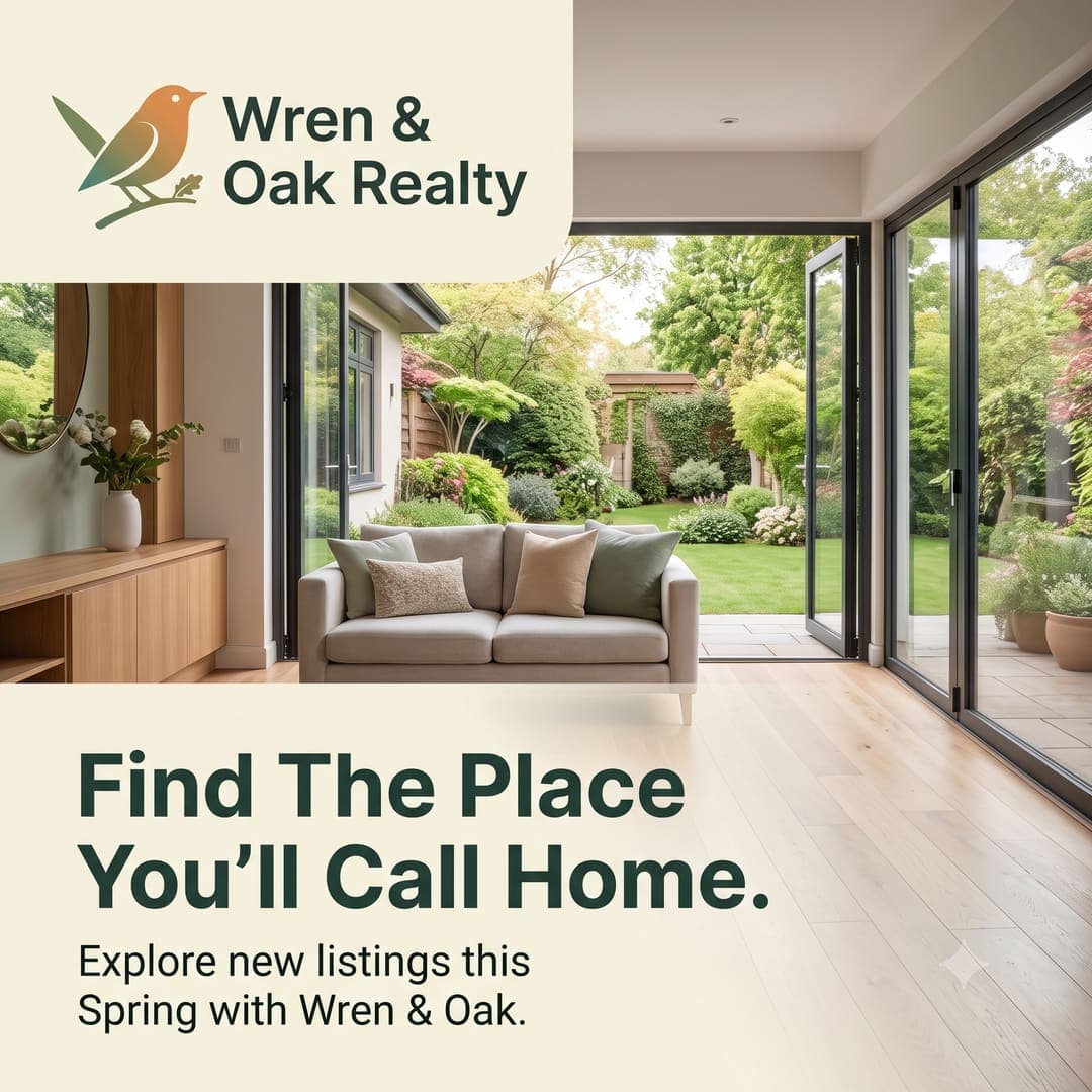 Spring home listings post for Wren & Oak Realty